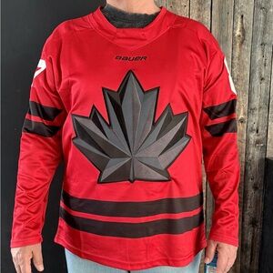 Bauer Red and Black Women's Hockey Jersey